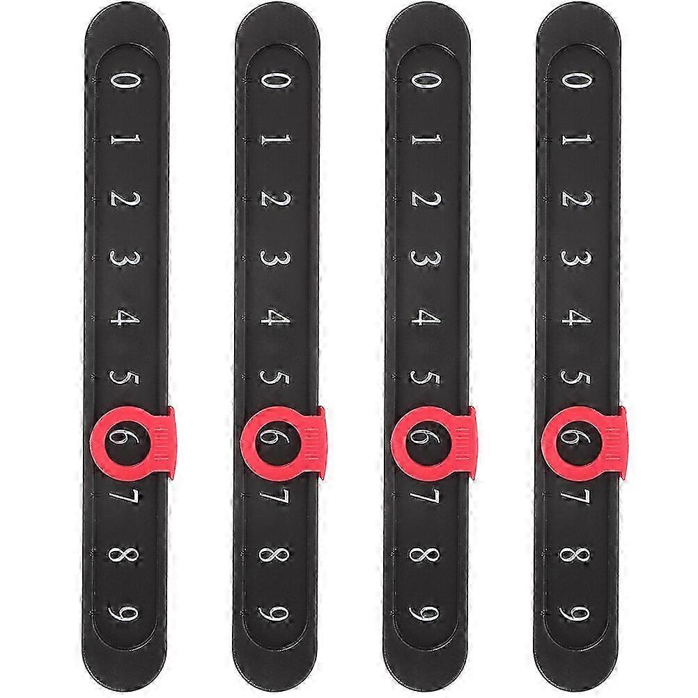 4pcs Tischfußball Score Counter Multifunktionaler Scorekeeper Bar Table Scores Keeper Scoring Marker