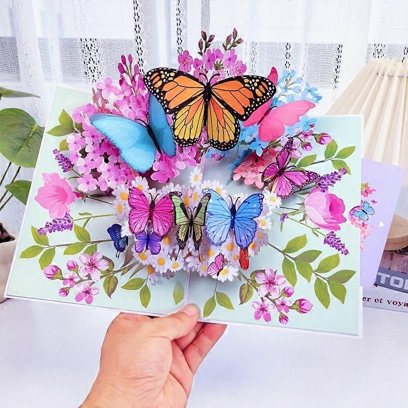 1pcs 3D Butterfly Greeting Card