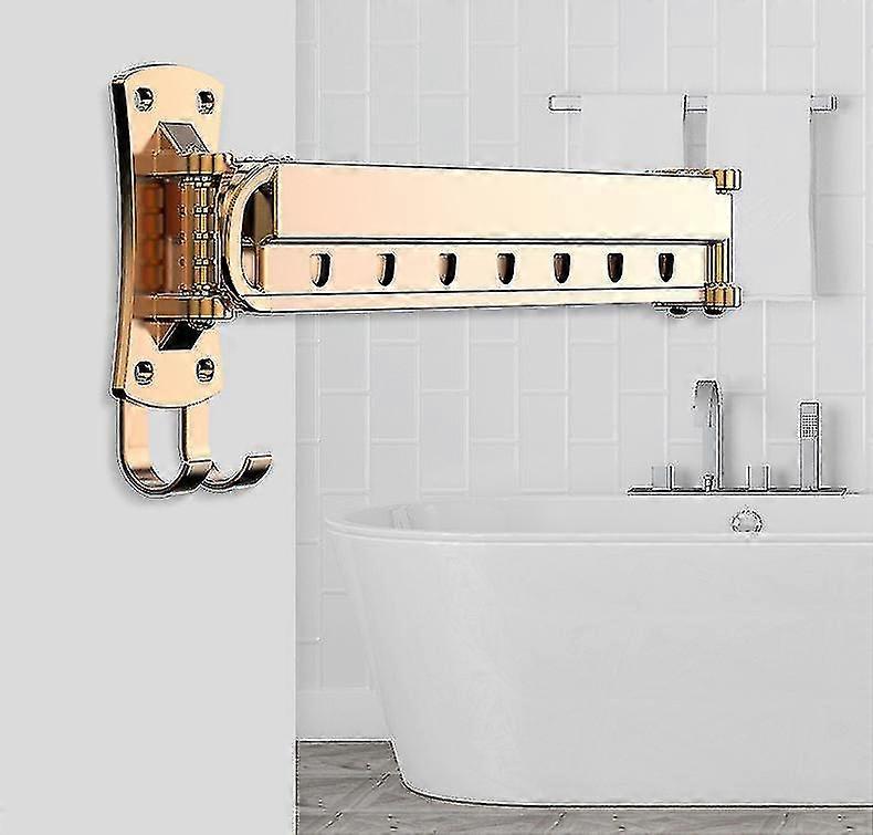 drying rack telescopic folding wall-mounted balcony invisible