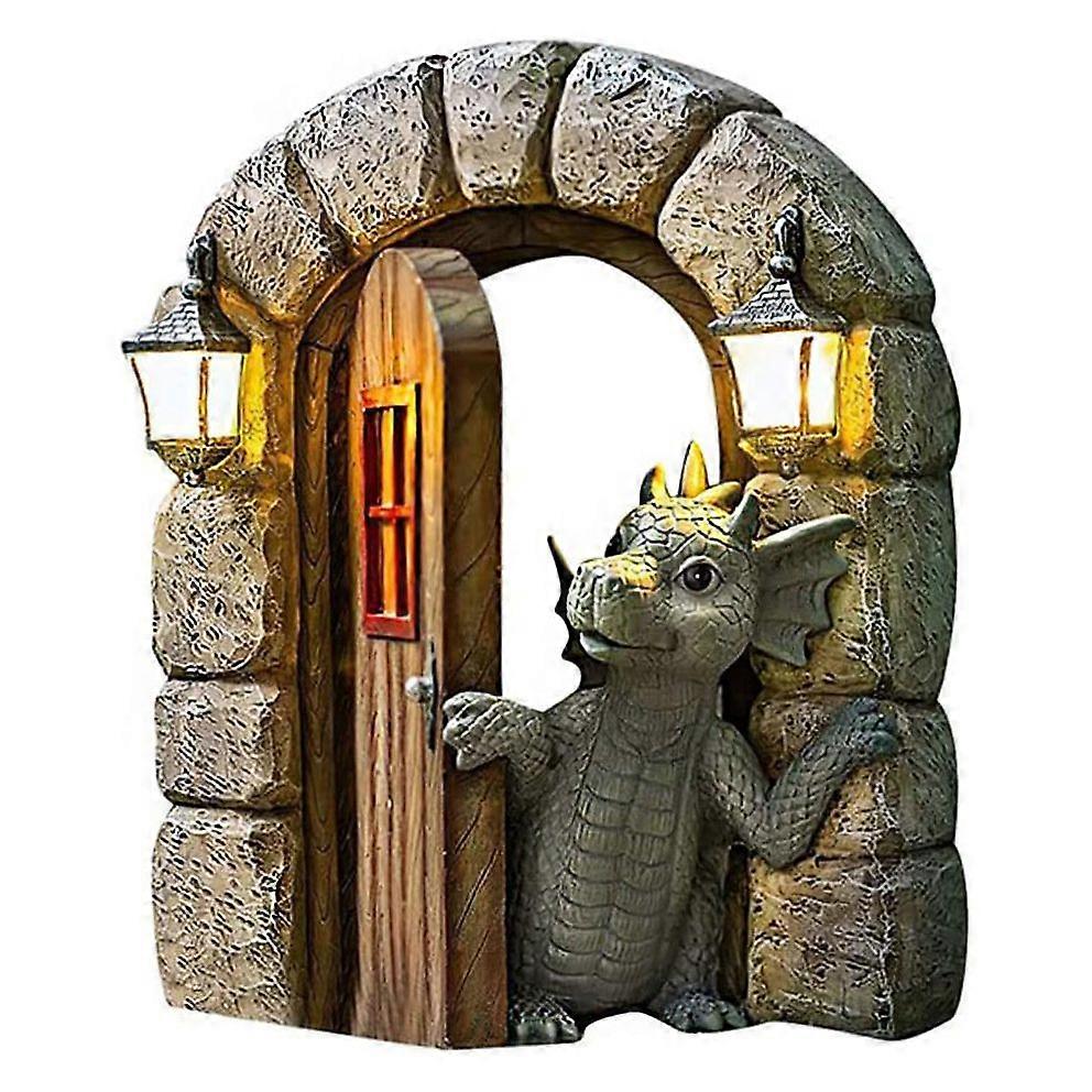 Garden Ornament--Open Door Dragon