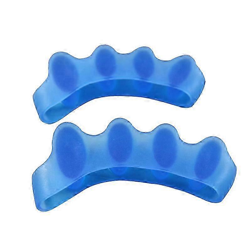 Toe Separators, Bunion Toe Separators, Toe Spacers for Instant Pain Relief - Blue