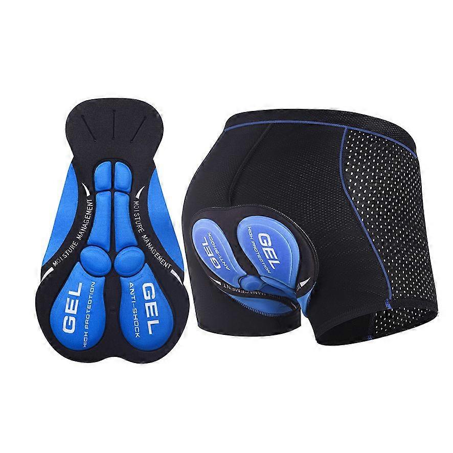 رجالي سروال الدراجة الدراجة السراويل مع 5D مقعد وسادة دراجة MTB ملابس داخلية برو دراجة هوائية بوكسر حجم السراويل القصيرة