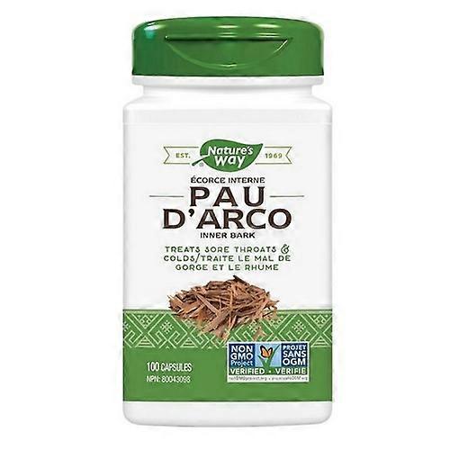 Nature's Way Pau dArco Inner Bark, 100 Veg Caps