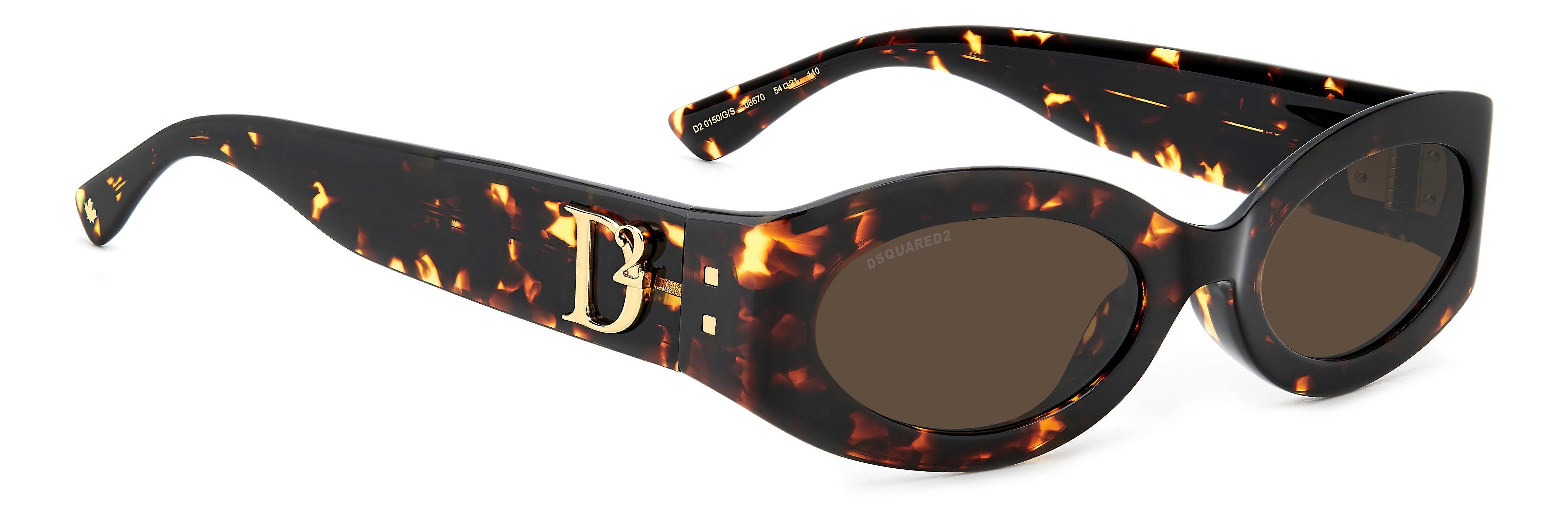 Sunglasses DSQUARED2 D2 0150/G/S 086 HAVANA 54/21/140 WOMAN