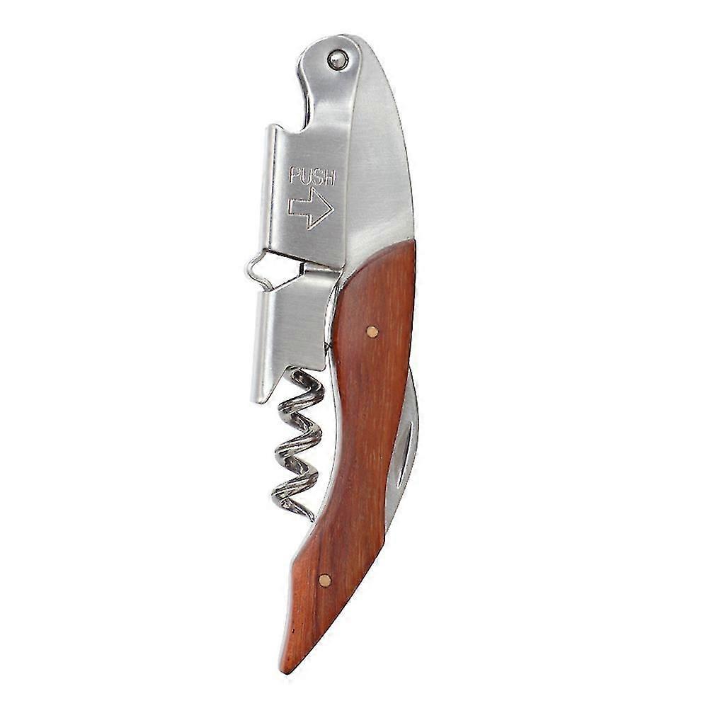 Multifunctional Wine Bottle Opener - Stainless Steel Rotating Hippocampus Design