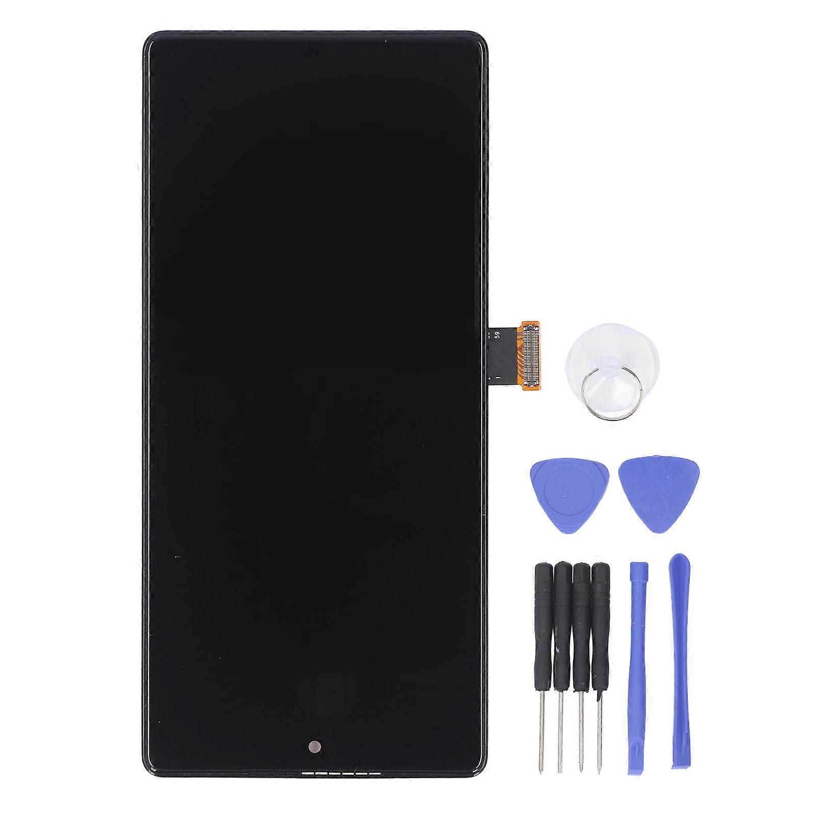 Phone Screen Digitizer Assembly Replacement Organic Light Emitting Diode Phone Display with Fingerprint and Repair Tools for Pixel 6
