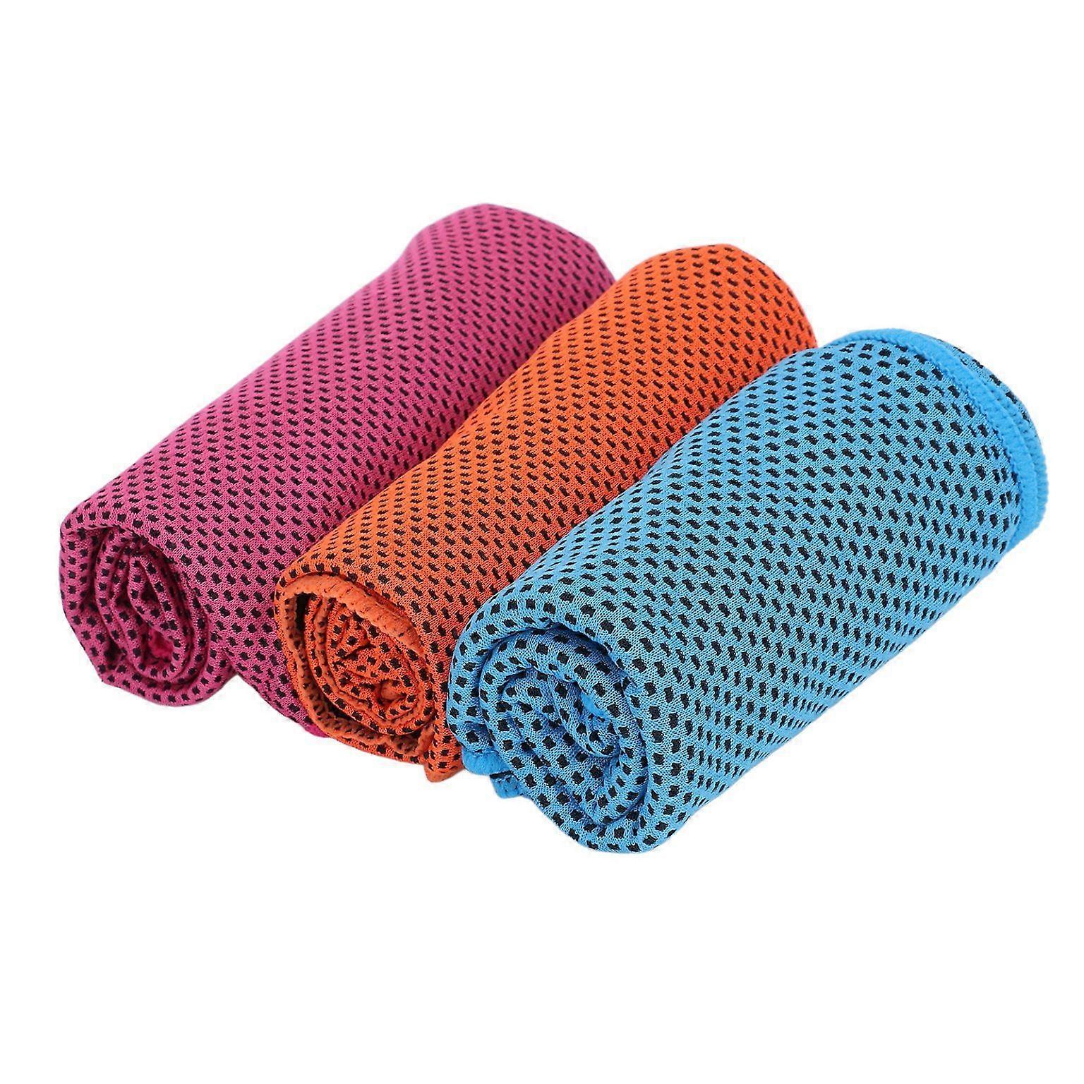 3-Pack Cool Microfiber Ice Towels for Summer Sports