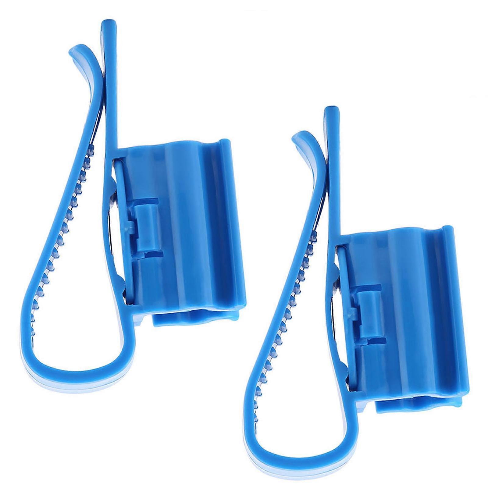 2 Pcs Adjustable Aquarium Mounting Clamps Water Pipe Clamps Plastic Hose Holder