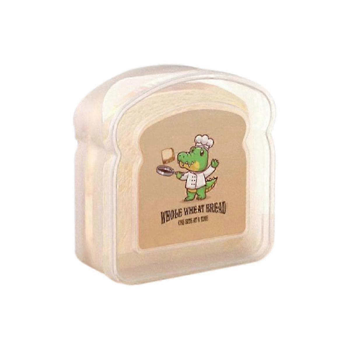 Reusable Sandwich Container Sealed Food Container Transparent Bread Box Food Portable Toast Sandwic