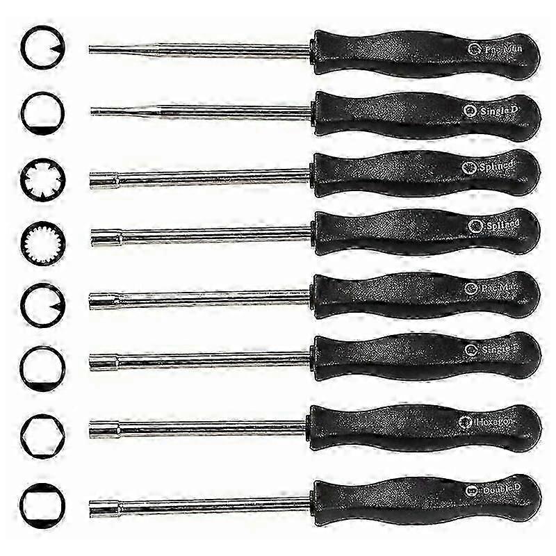 8pcs Different Carburetor Screwdrivers, Carburetor Adjustment Tool Set Carburetor Adjustment For 2-stroke Engines-b1-b1