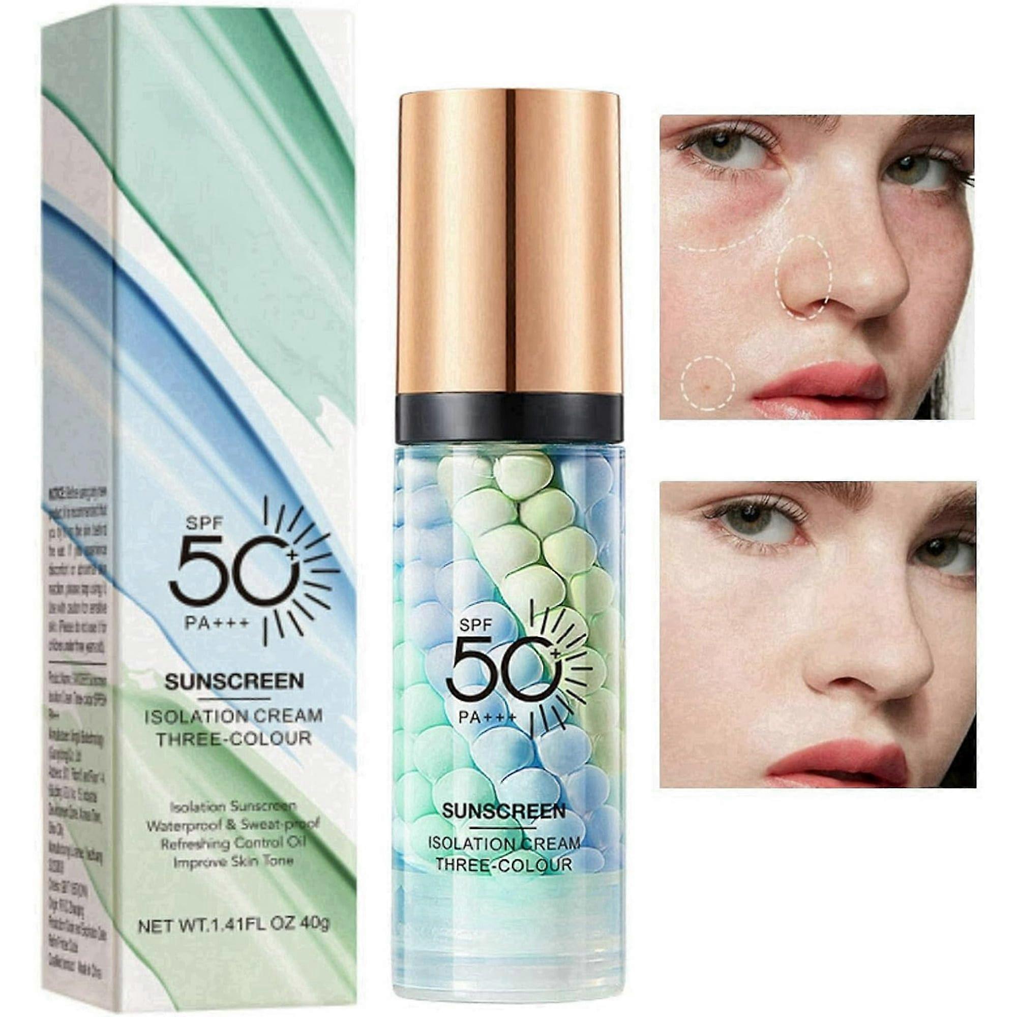 Primer Make-up met SPF 50, Kleurcorrector Pore Concealer Primer Crème, Make-up Anti Redness Primer