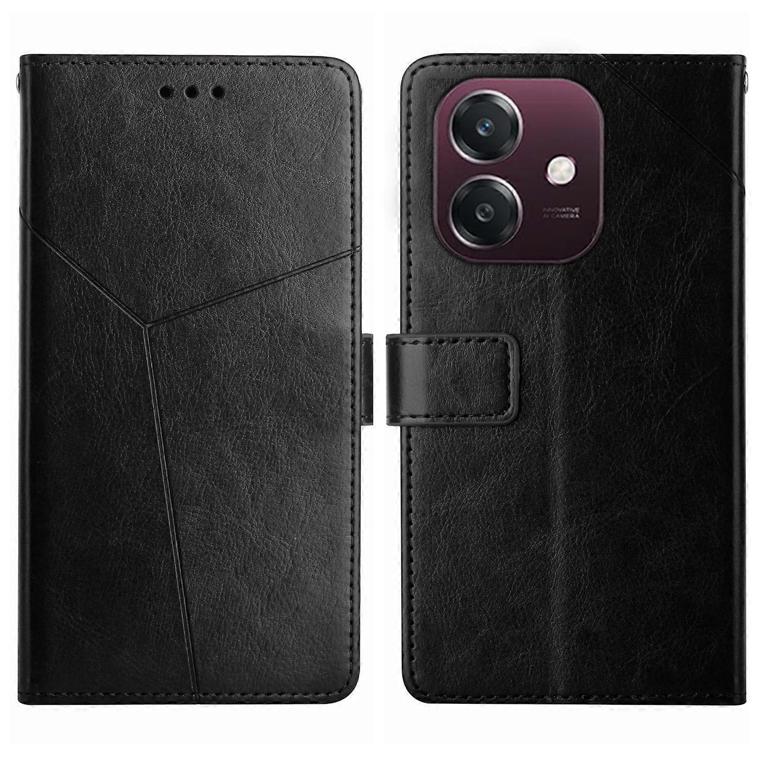 Y-shaped Pattern Flip Leather Phone Case