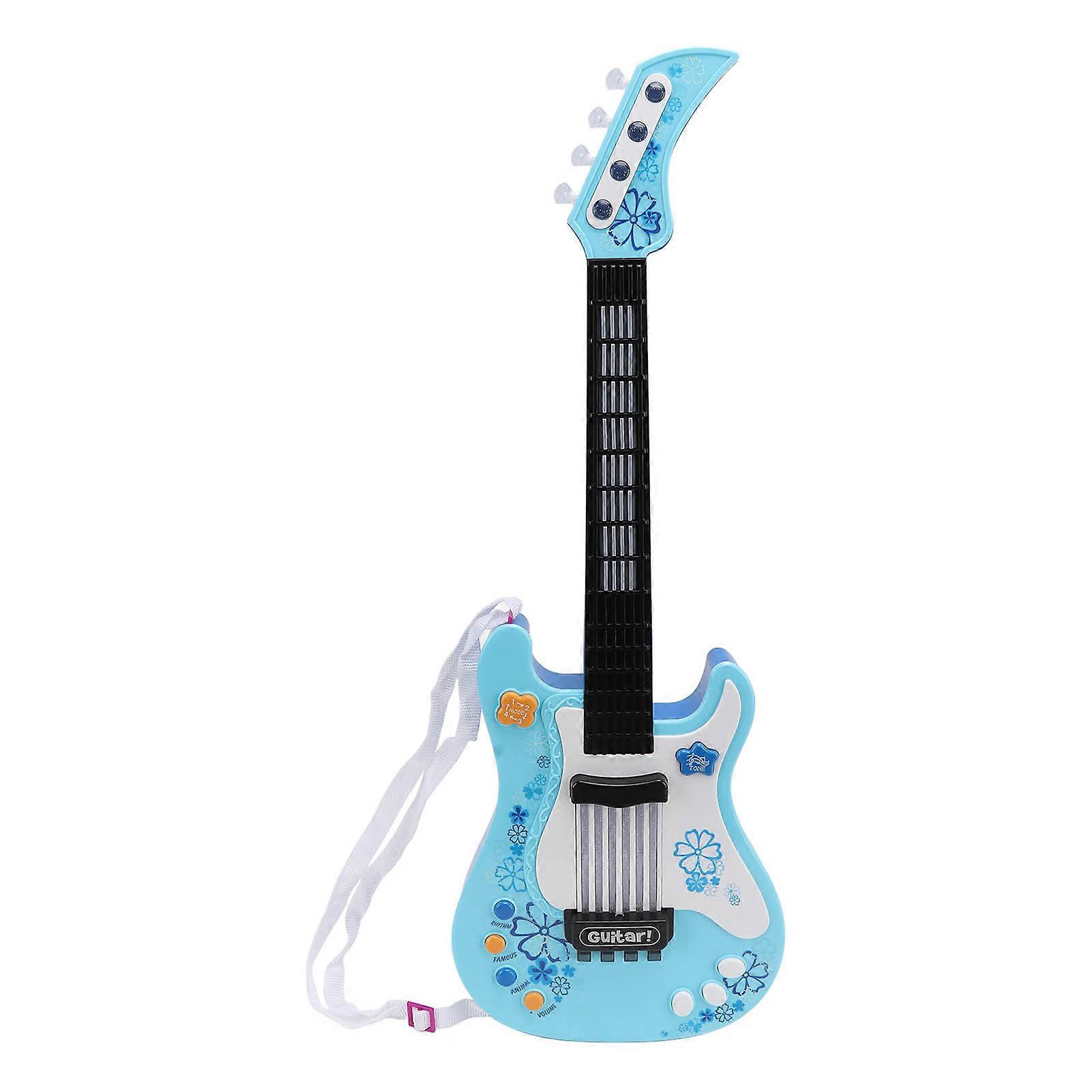 Children's Electronic Guitar Toy with Multiple Modes