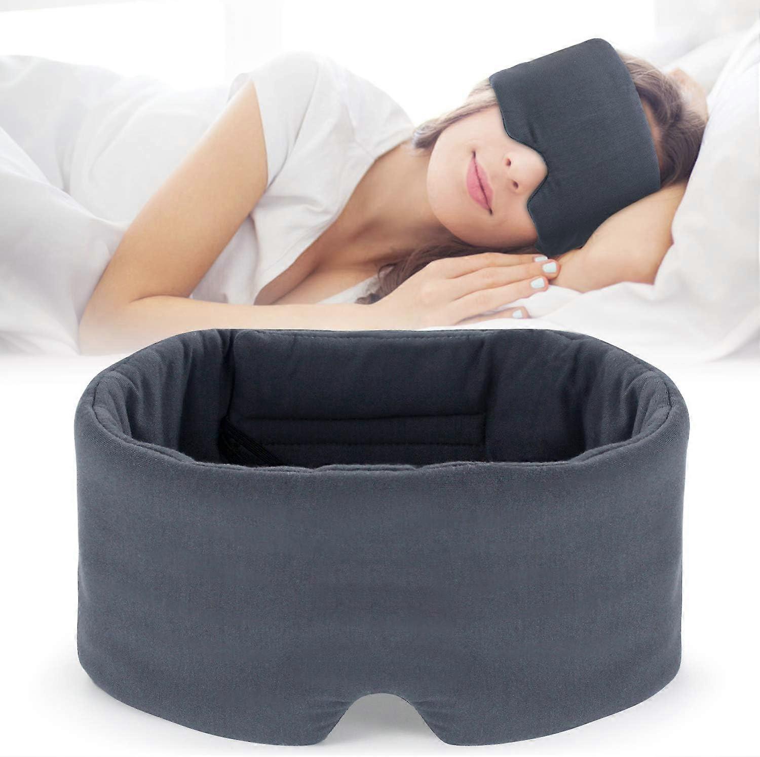 Light blocking sleep eye mask, suitable for home/flight/shift work