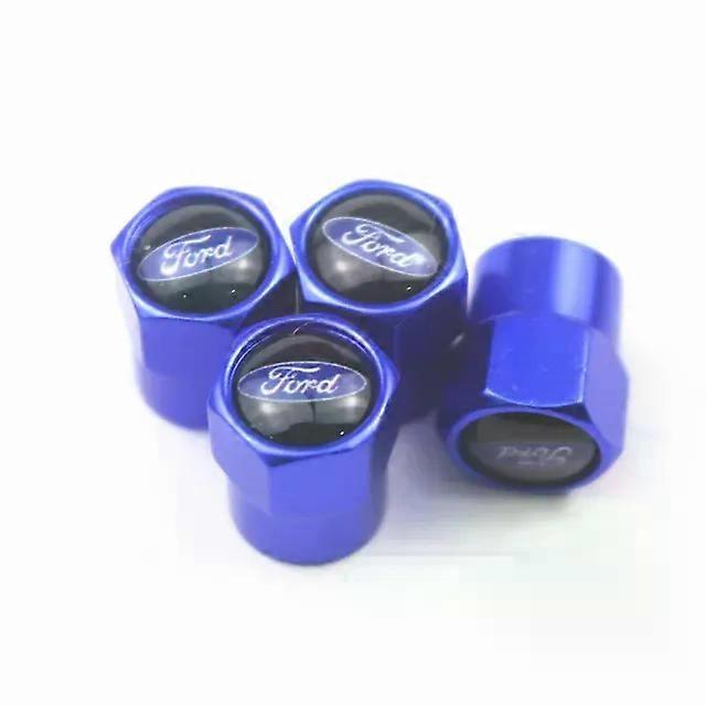 New 4PCS Auto Wheel Tire Valve Stem Caps Cover For focus 2 focus 3 Fiesta EcoSport ESCORT Car accessories MAXP