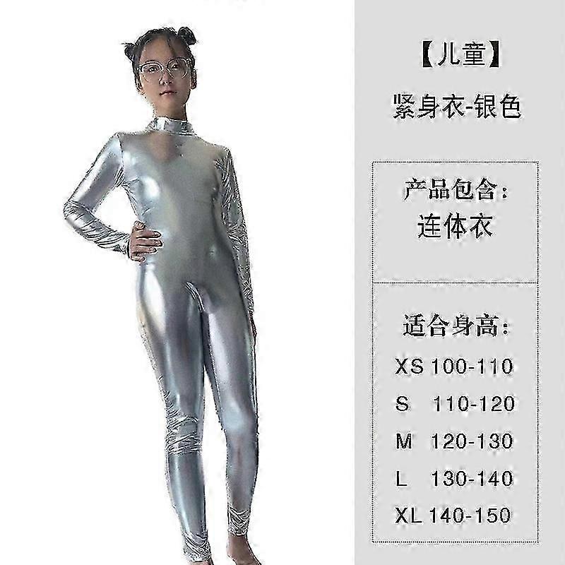 Halloween Børnepiger Drenge Bronzing Tights Jumpsuits