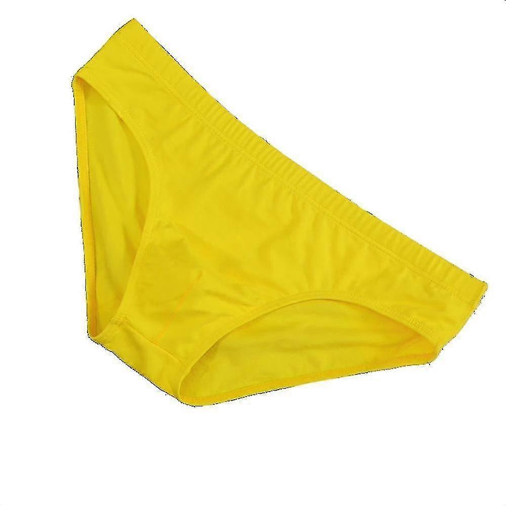 Men Solid Classic Briefs Underwear Panties Breathable Comfy Underpants
