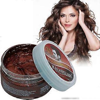 alta qualidadeCor de cera de cabelo temporária, tintura de cabelo de chocolate, lama de tintura de cabelo de cera de cabelo de chocolate para homens mulheres estilo de estilo instantâneo