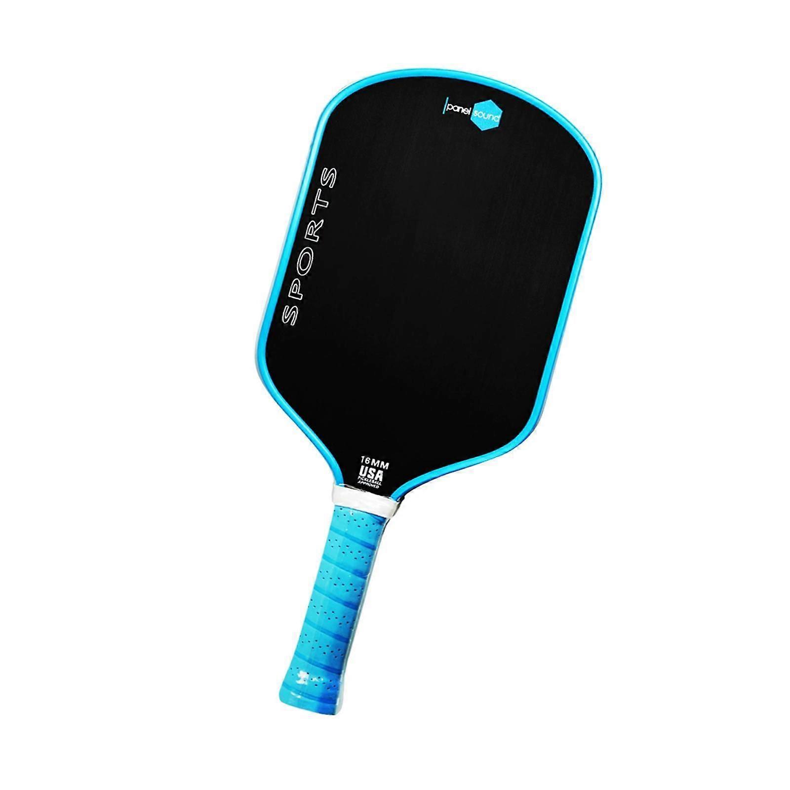 Ανθρακονήματα Pickleball κουπί εργονομικό επαγγελματικό 14mm PP κηρήθρα πυρήνα μπλε