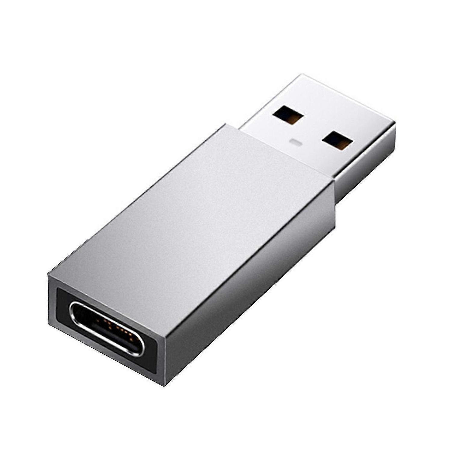 Aluminum Alloy Type-C to USB3.0 OTG Adapter PD Fast Charging Converter for Laptop PC Computer