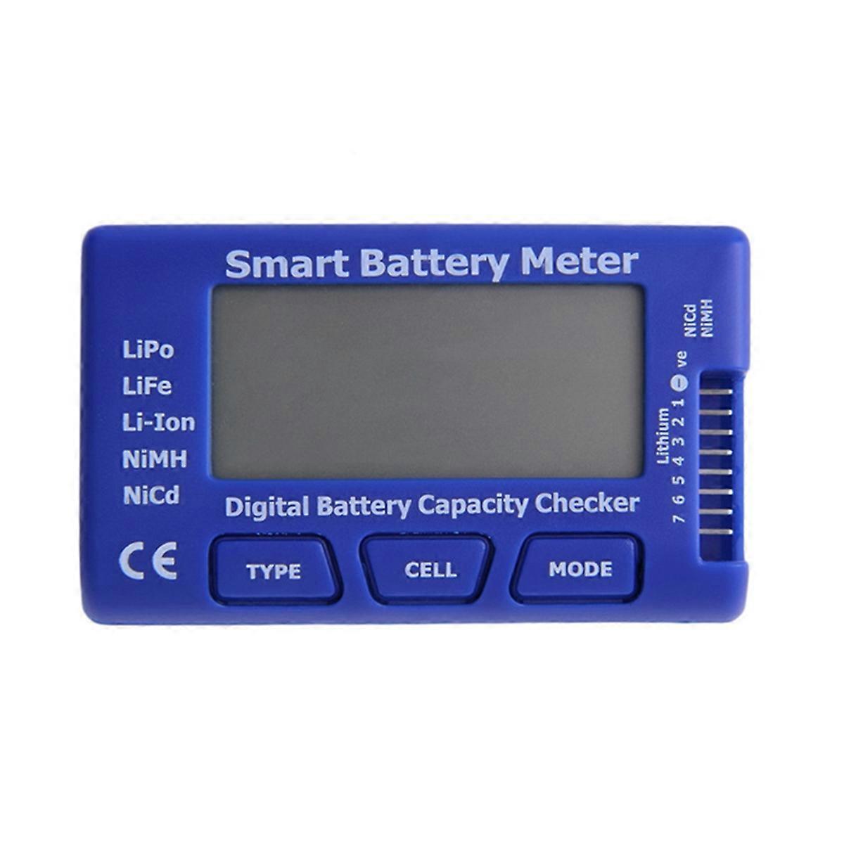 5in1 Intelligent Digital Battery Meter Battery Capacity Checker with LCD Display ESC / PPM Tester RC Battery Meter