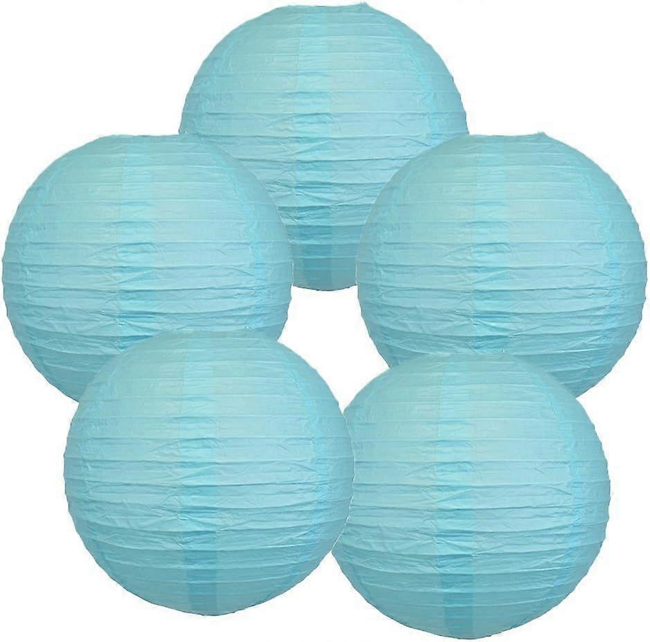 Ensemble de 5 lanternes en papier 6 pouces chinois japonais lanternes en papier pour la décoration d’accessoires de vacances de fête