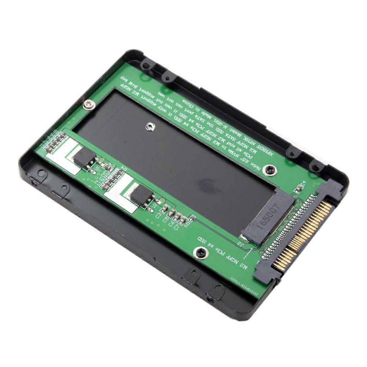SFF-8639 NVME U.2 to NGFF M.2 M-Key PCIe SSD Case Enclosure for Mainboard Replace SSD 750 P3600 P37