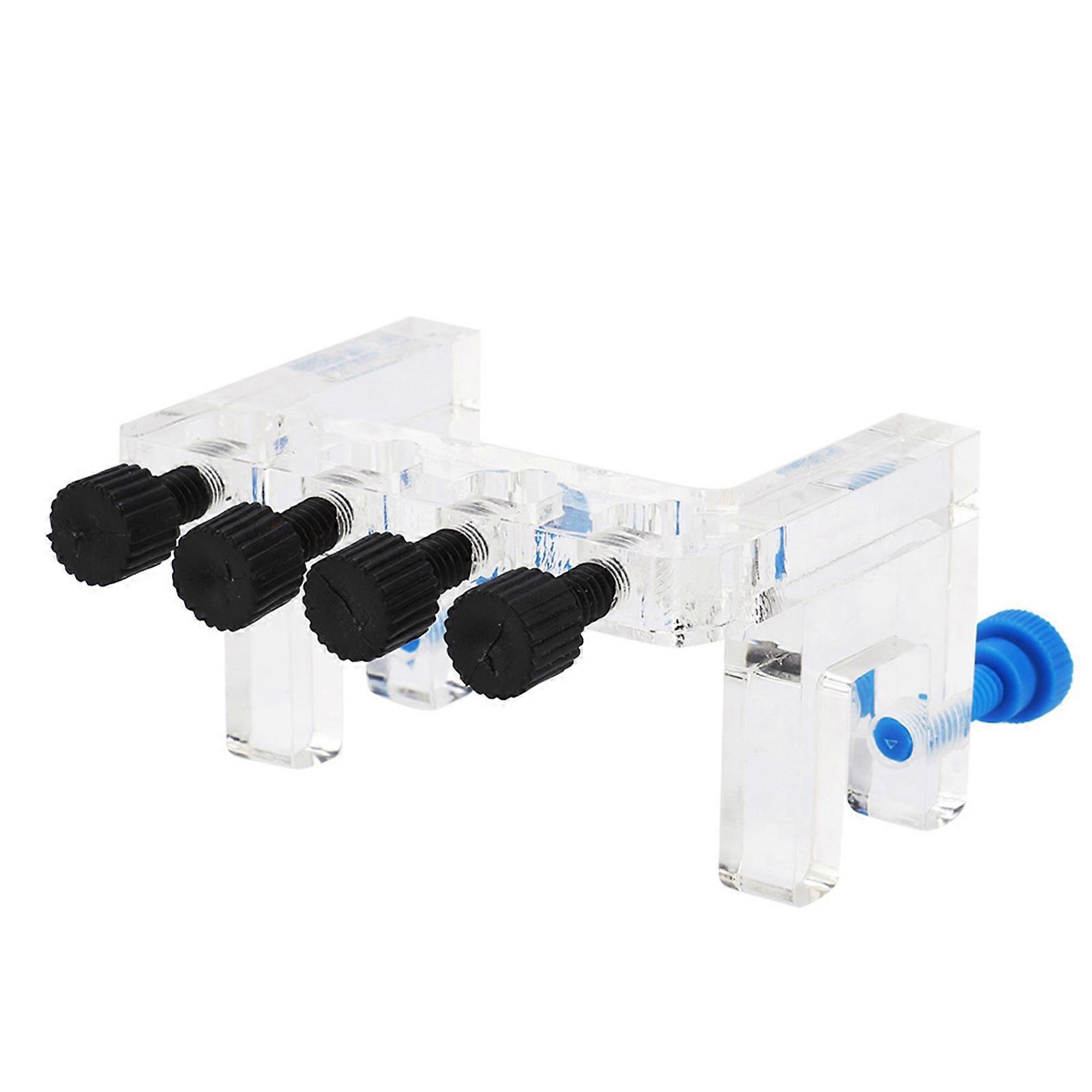 Versatile Aquarium Tubing Stand, Soft Hose Clamp Aquarium Tube Support for Rimless Sump Compatibility, High Transparency with Wide Application