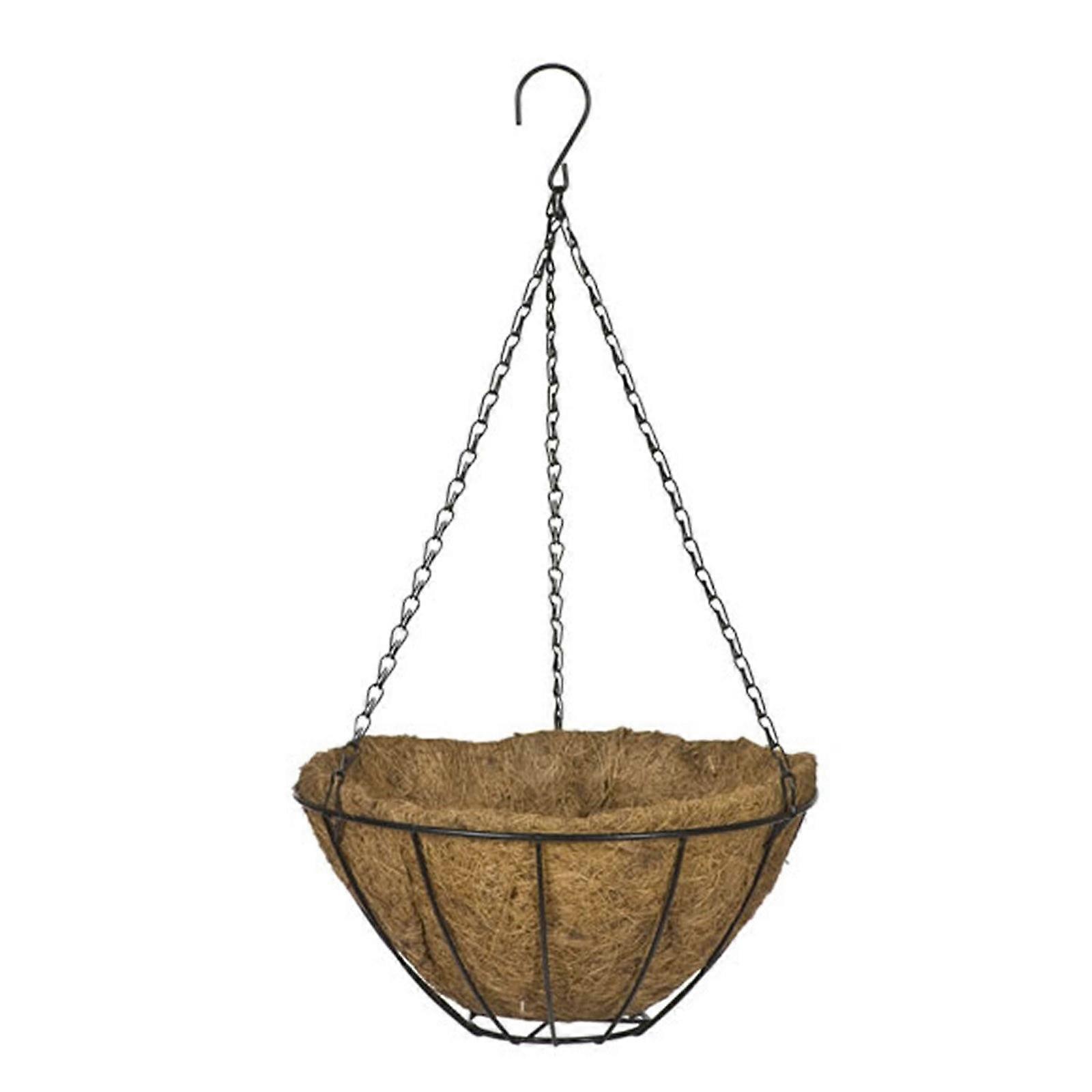 Hanging Basket Coconuts Fiber Planter Inserts Replacement Liner For Flower Pot Reusable