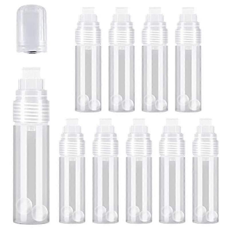 10 Pack Refillable Acrylic Paint Markers 15mm Empty White