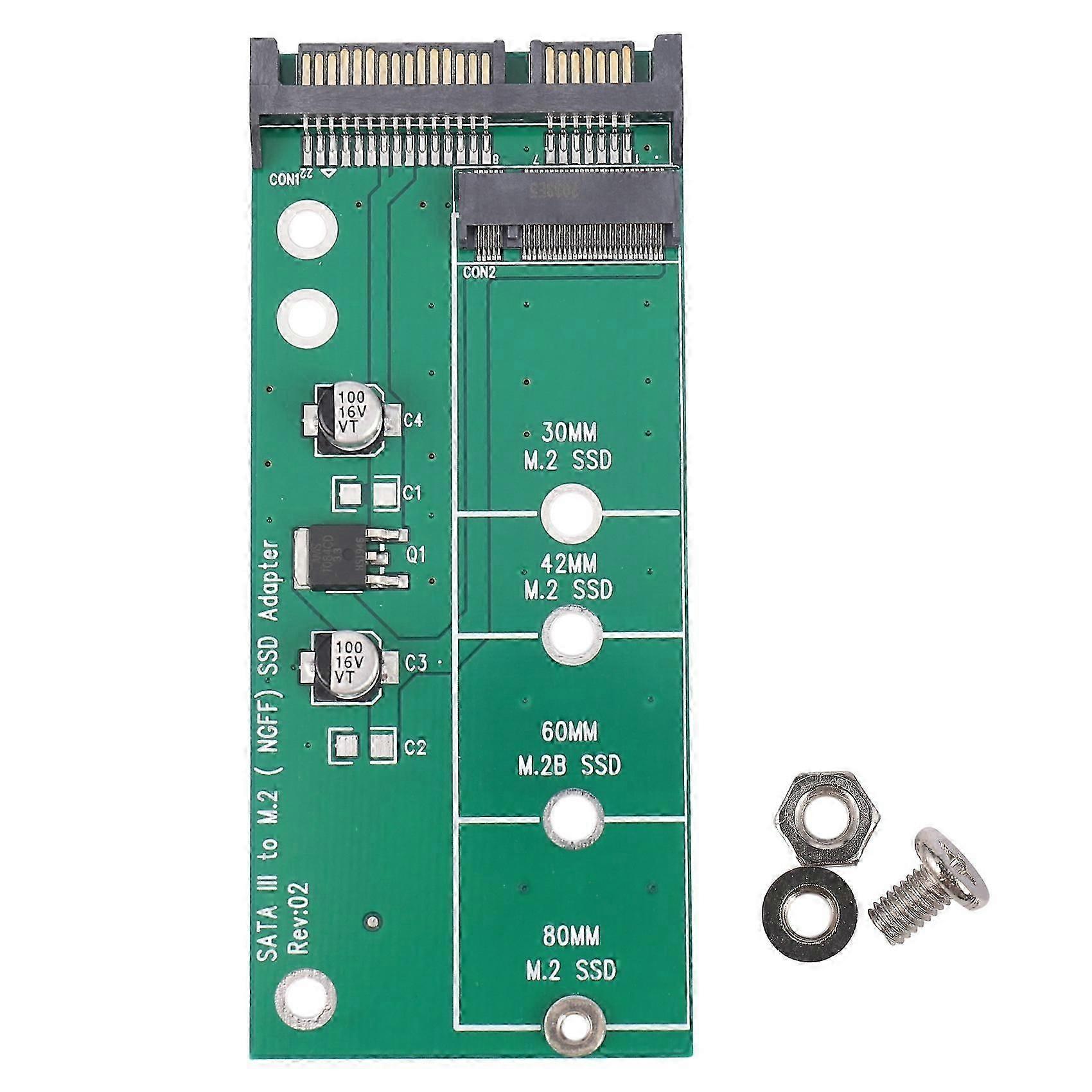Ngff ( M2 ) Ssd To 2.5 inch Sata Adapter M.2 Ngff Ssd To Sata3 Convert Card For 30/42/60/80Mm M.2 S