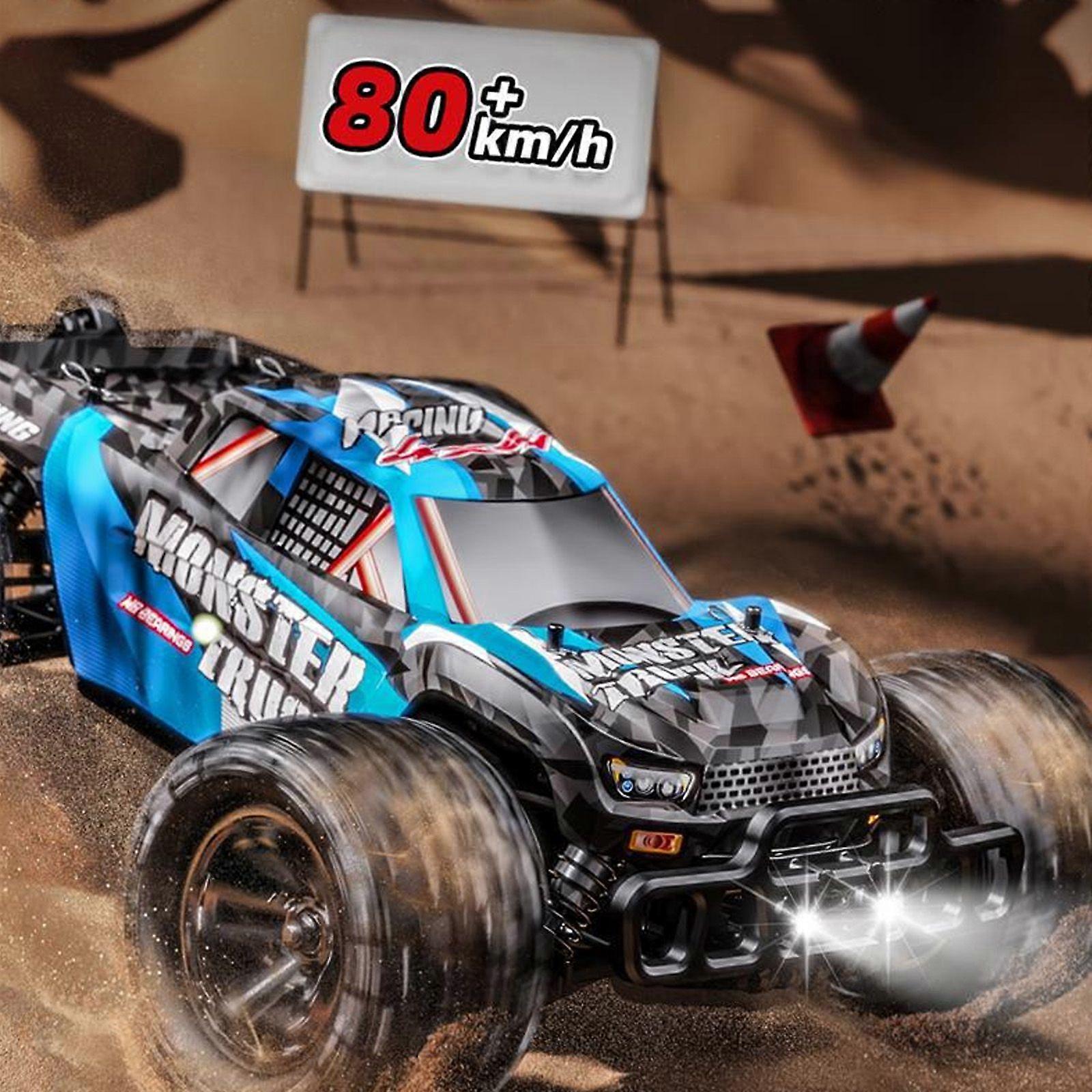 Scala 1:8 Brushless RC Truck 4WD Ad Alta Velocità Fuoristrada Cingolato Telecomando CaHt