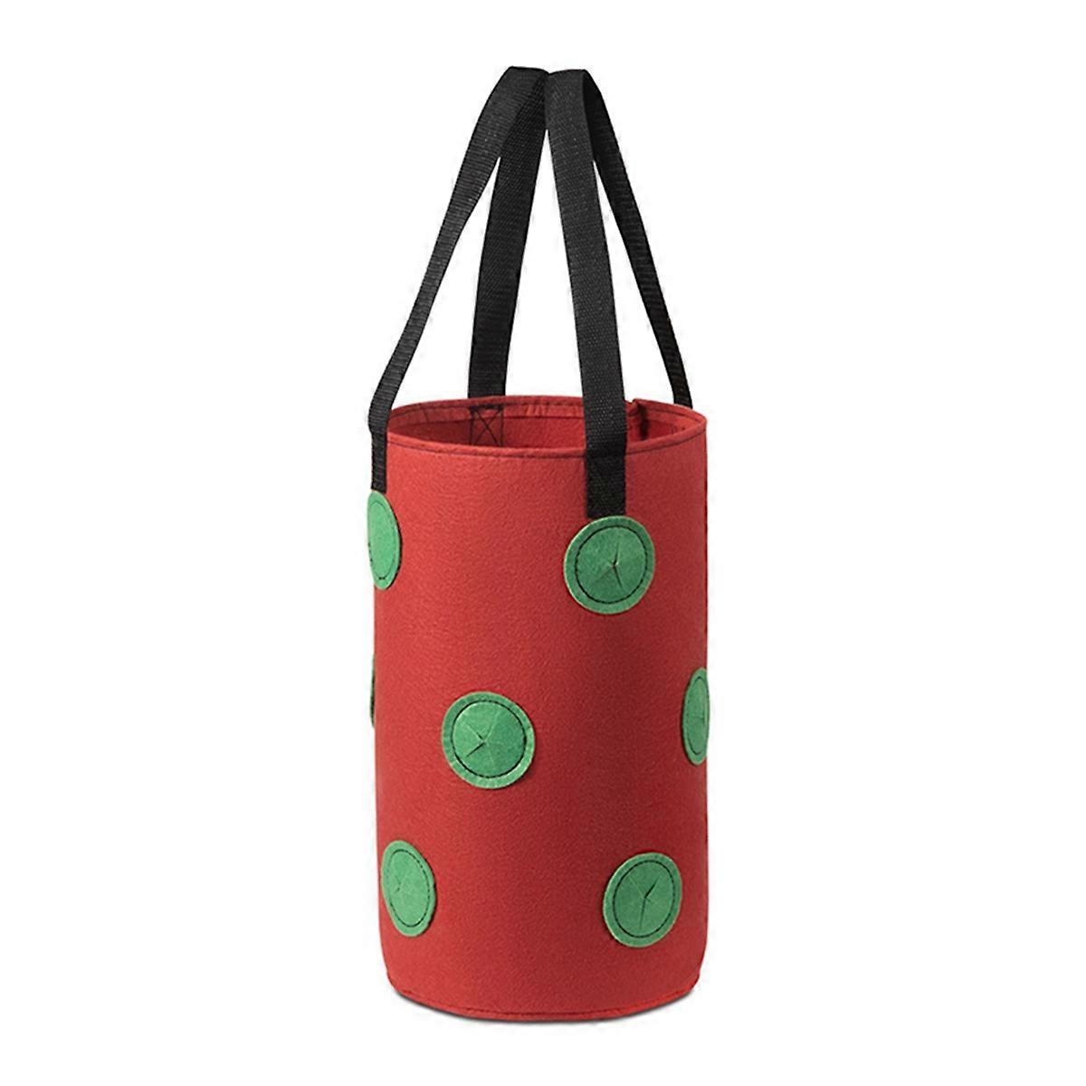 1Pcs Multi-Function 12 Holes Felt Hanging Tomato Grow Bag,B