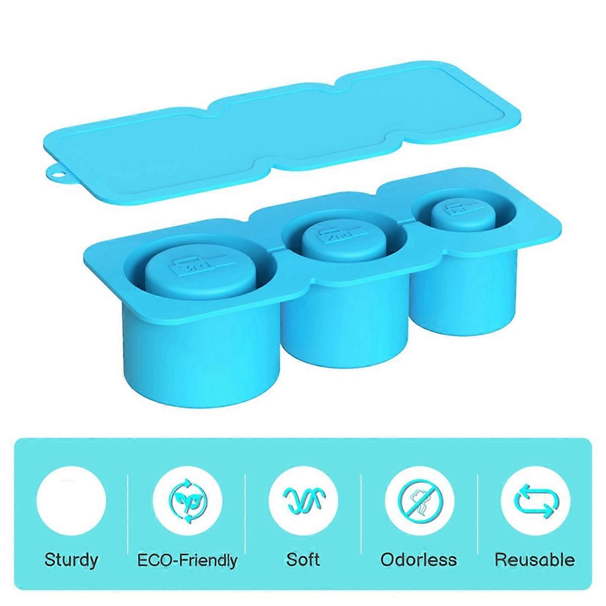 Ice Tray Large Capacity Ice Tray for 30oz/40oz Blue
