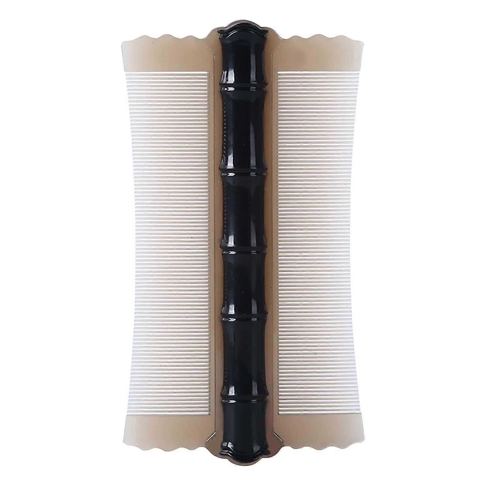 Large Gratedense Fine Teeth Thickened Comb Scalp Cleaning And Scraping Scalp Lice Plastic Doublesided Comb WU1232