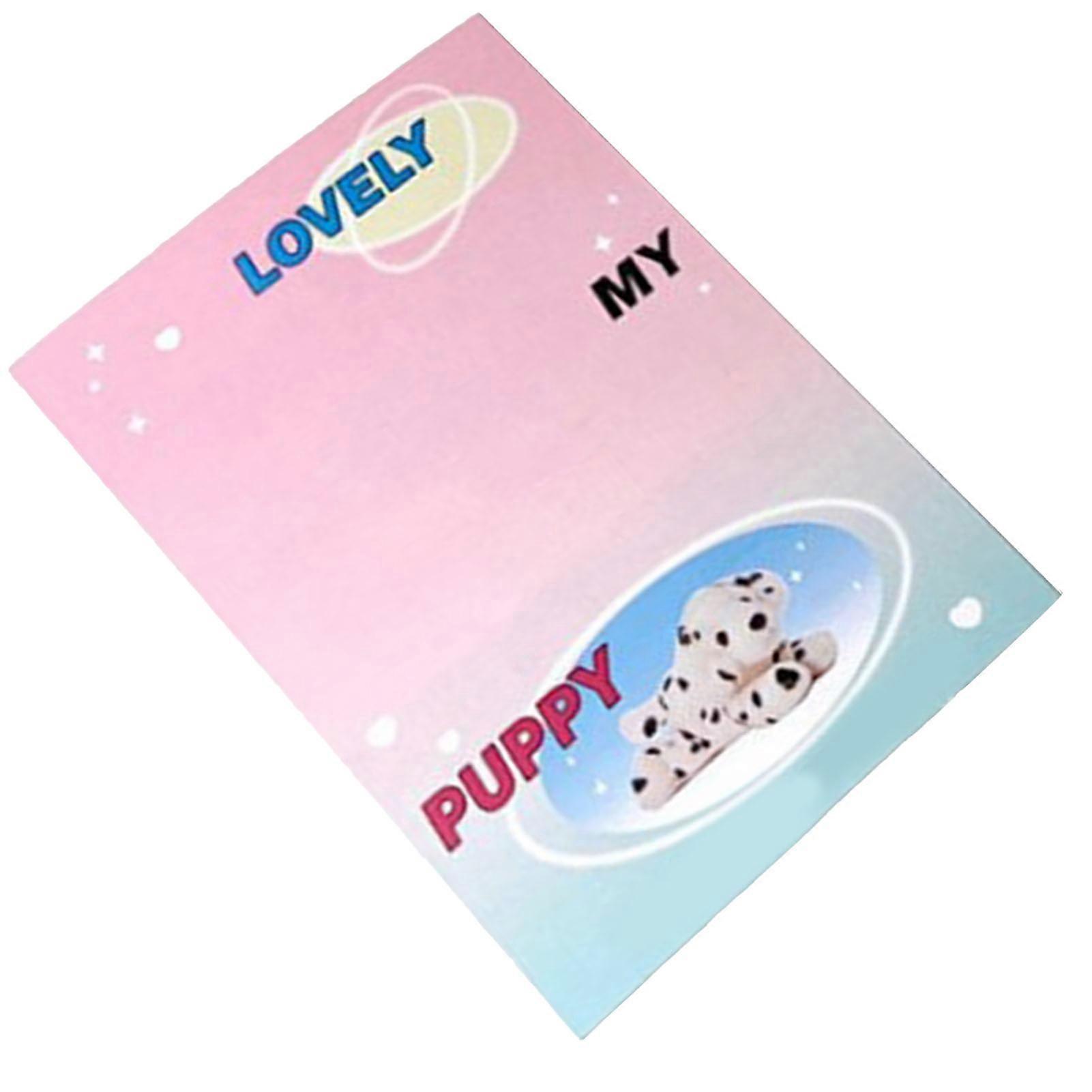 Cartoon Cardstock Paper Cute Pattern Versatile Durable Scrapbook Paper Pad for Photo Card Packaging