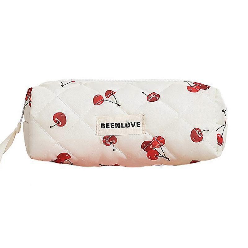 Compact Handy Cosmetic Storage Bag Lightweight Toiletry Pack Cherry Octagonal Model