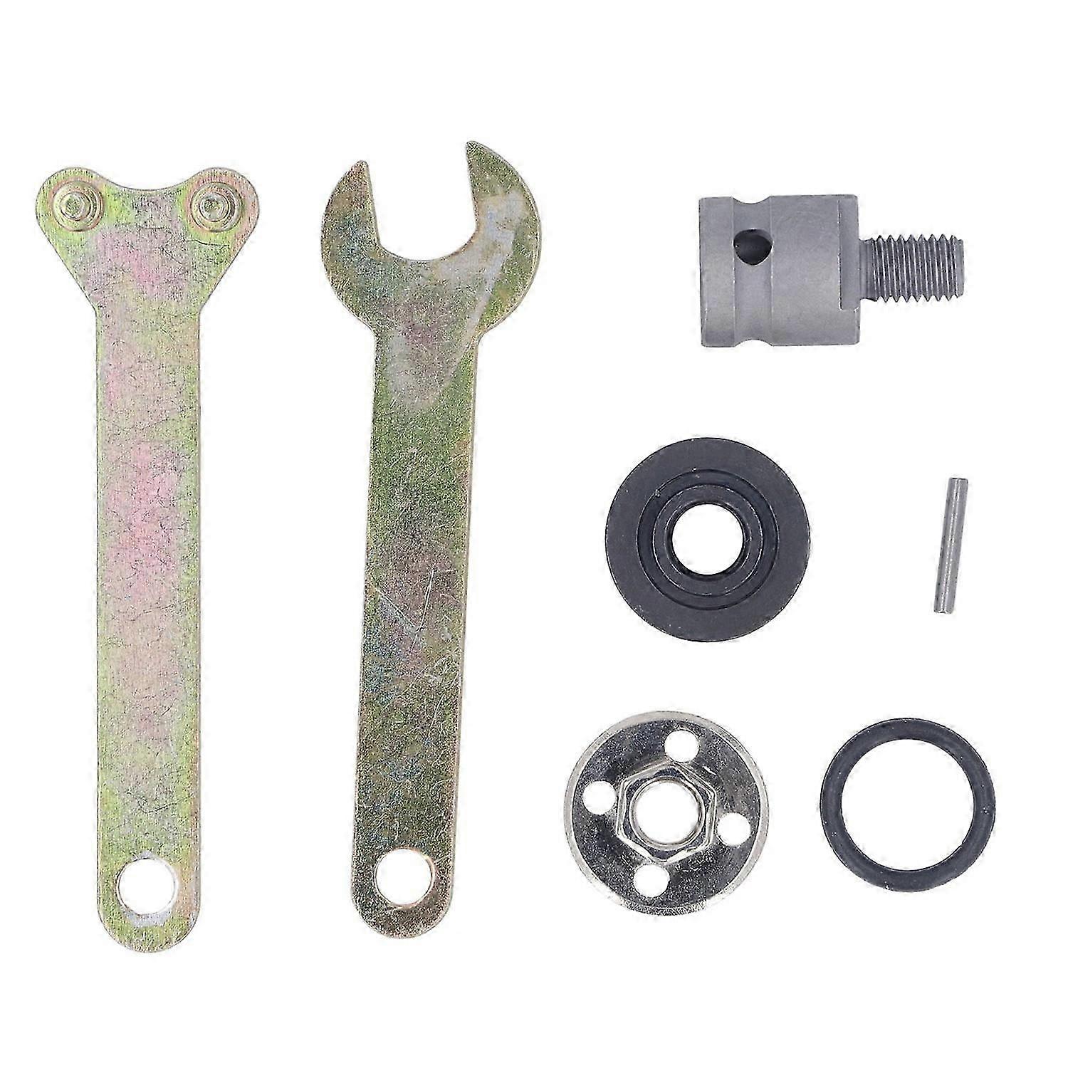 Electric Wrench To Angle Grinder Conversion Kit Cutting Polishing Grinding Adapter Spanner Tool