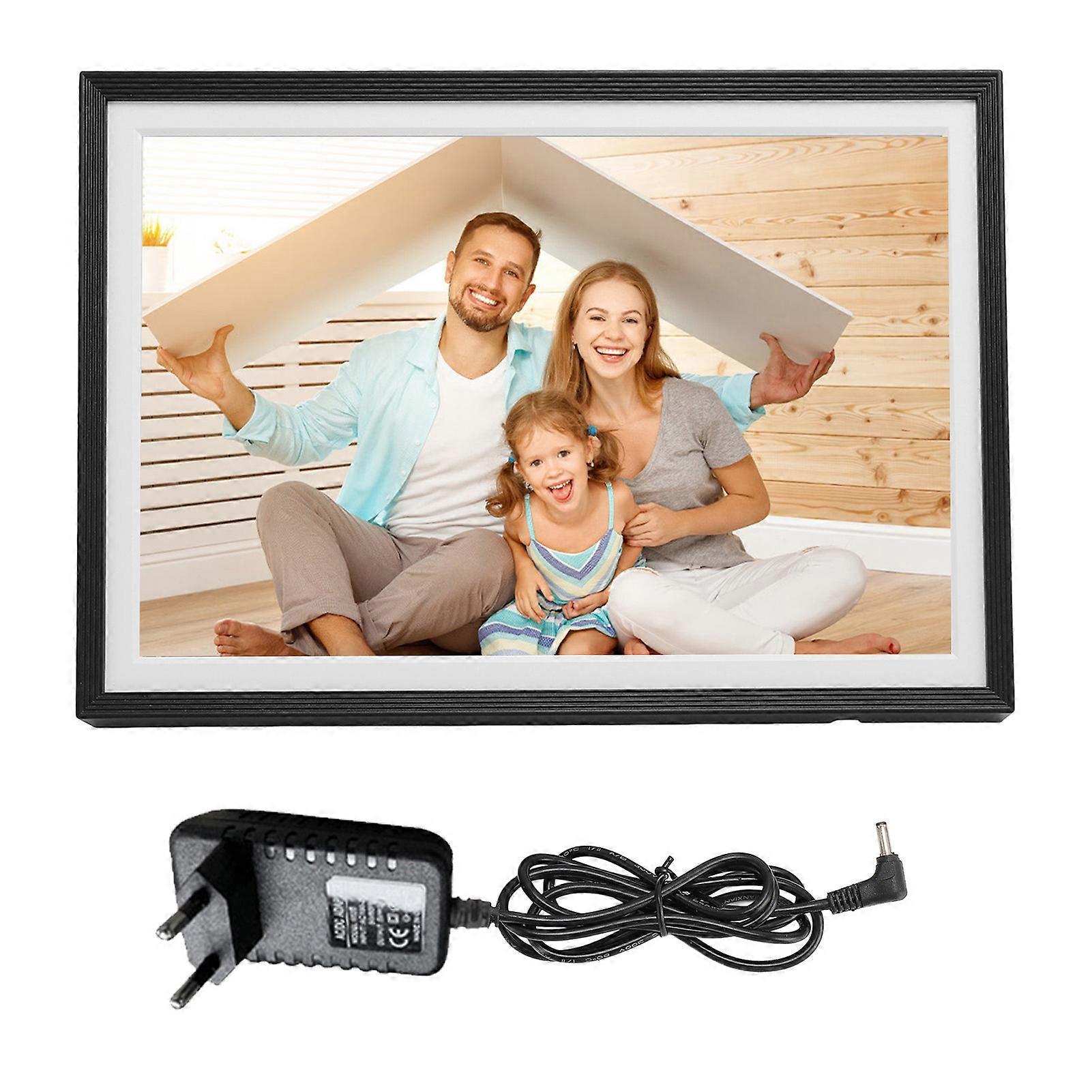10.1 Inch WiFi Digital Picture 32GB Storage HD IPS Touch Screen Electronic Frame Auto Rotate Slideshow Share Photo Video Instantly