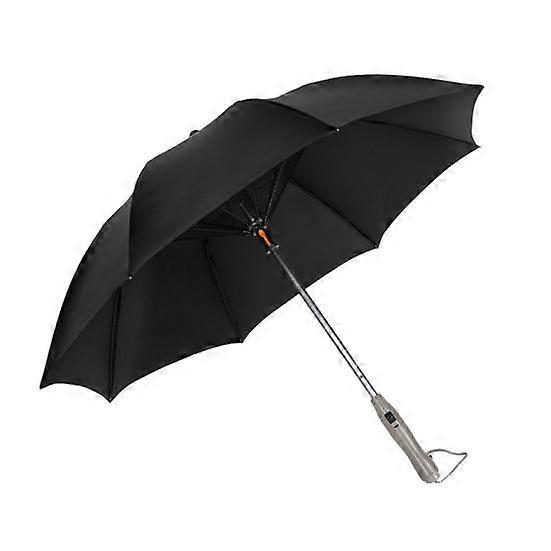3-In-1 Sun Protection Umbrella with Fan Water Spray Mister Cooling Fan UV Blocking Umbrella USB Rechargeable Battery Operated Sun Rain Travel Umbrella