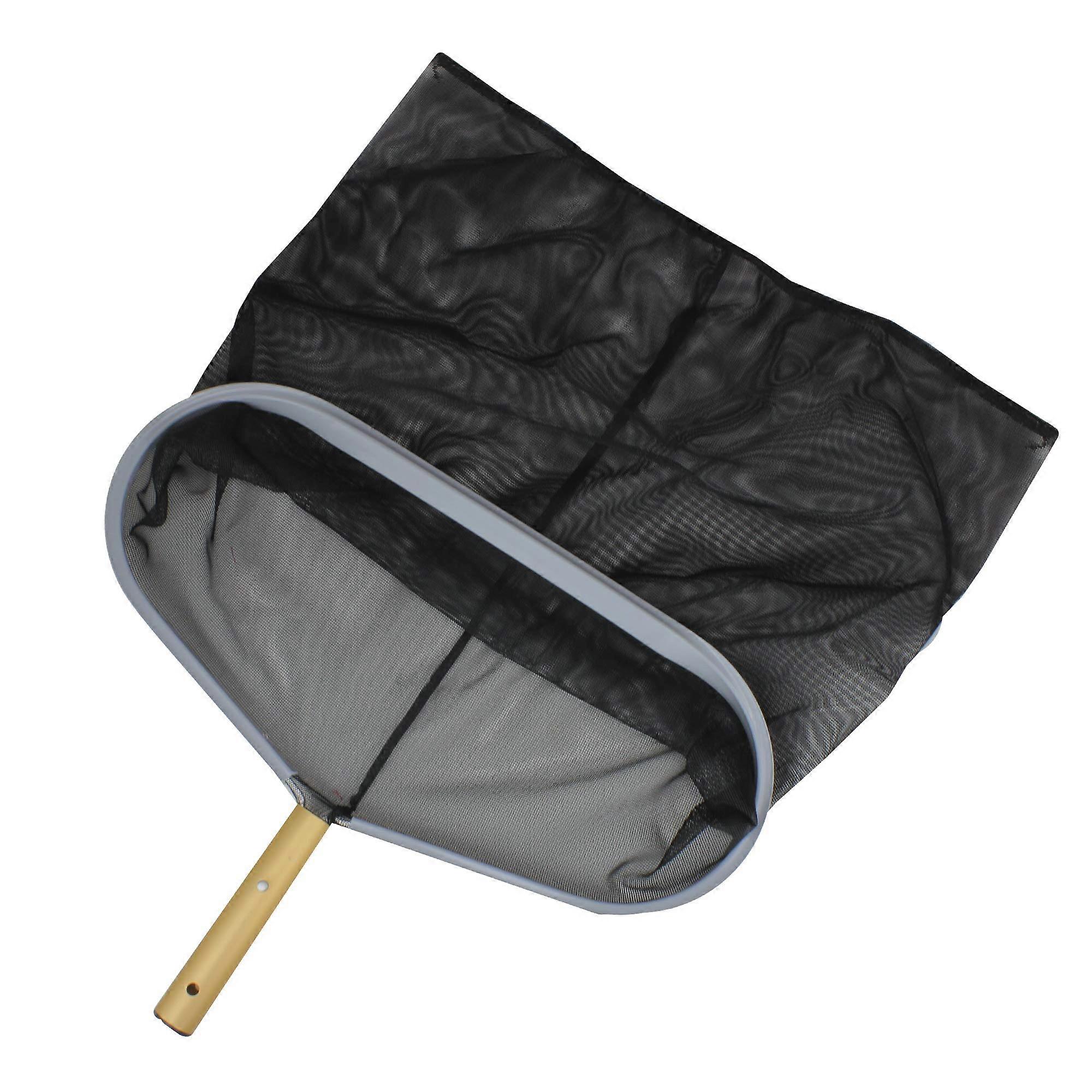 19.5" Black Ultra Deep Pool Leaf Rake Skimmer Head for Professional Cleaning of In-Ground Pools and Hot Tubs