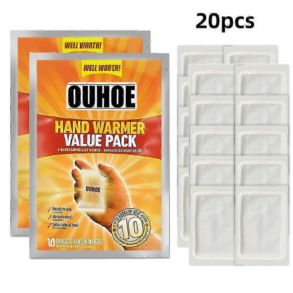 20 قطعة من تدفئة اليدين الساخنة HotHands حزم الجيب الدافئ الحرارة في الهواء الطلق حزمة من 10 أزواج