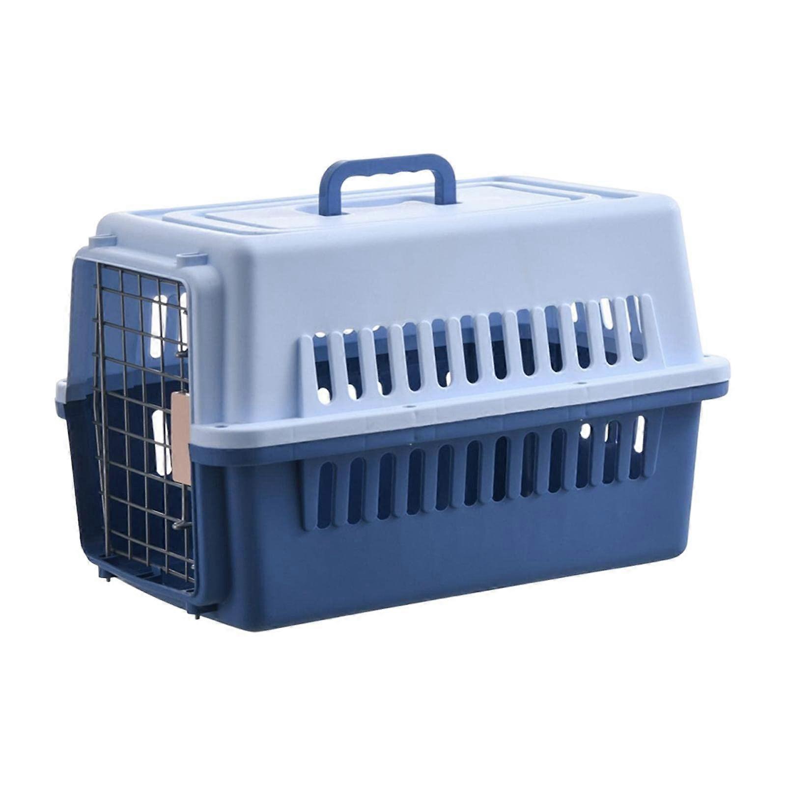 Compact Pet Travel Carrier for Dogs and Convenient Cats Crate for Small Pets, Blue