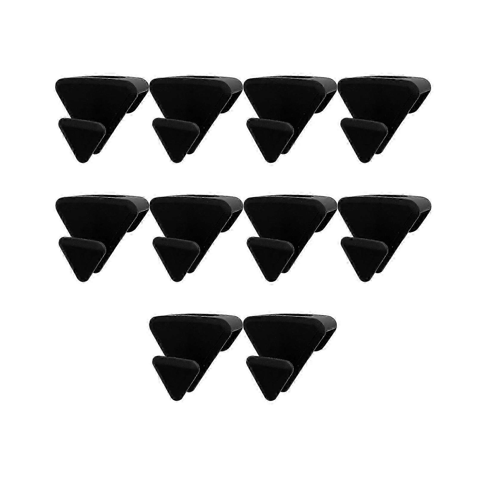 10x Closet Hanger Connectors, Space Saving Cascading Hooks for Wardrobe Organization Dorm Hotel Storage Accessories