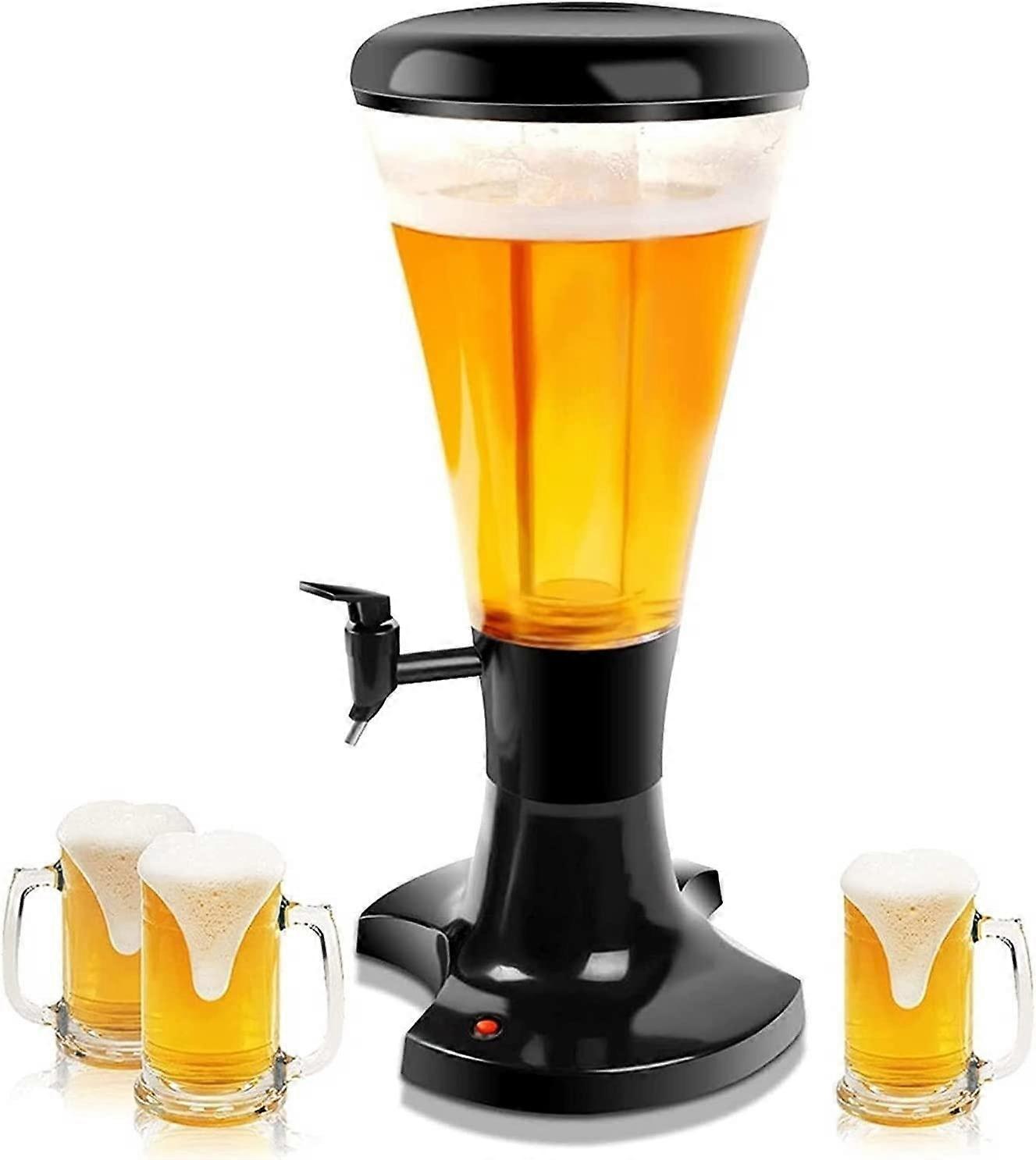 Drinks Dispenser Dispenser 3Liter Tower Dispenser Beverage with Detachable LED Lights