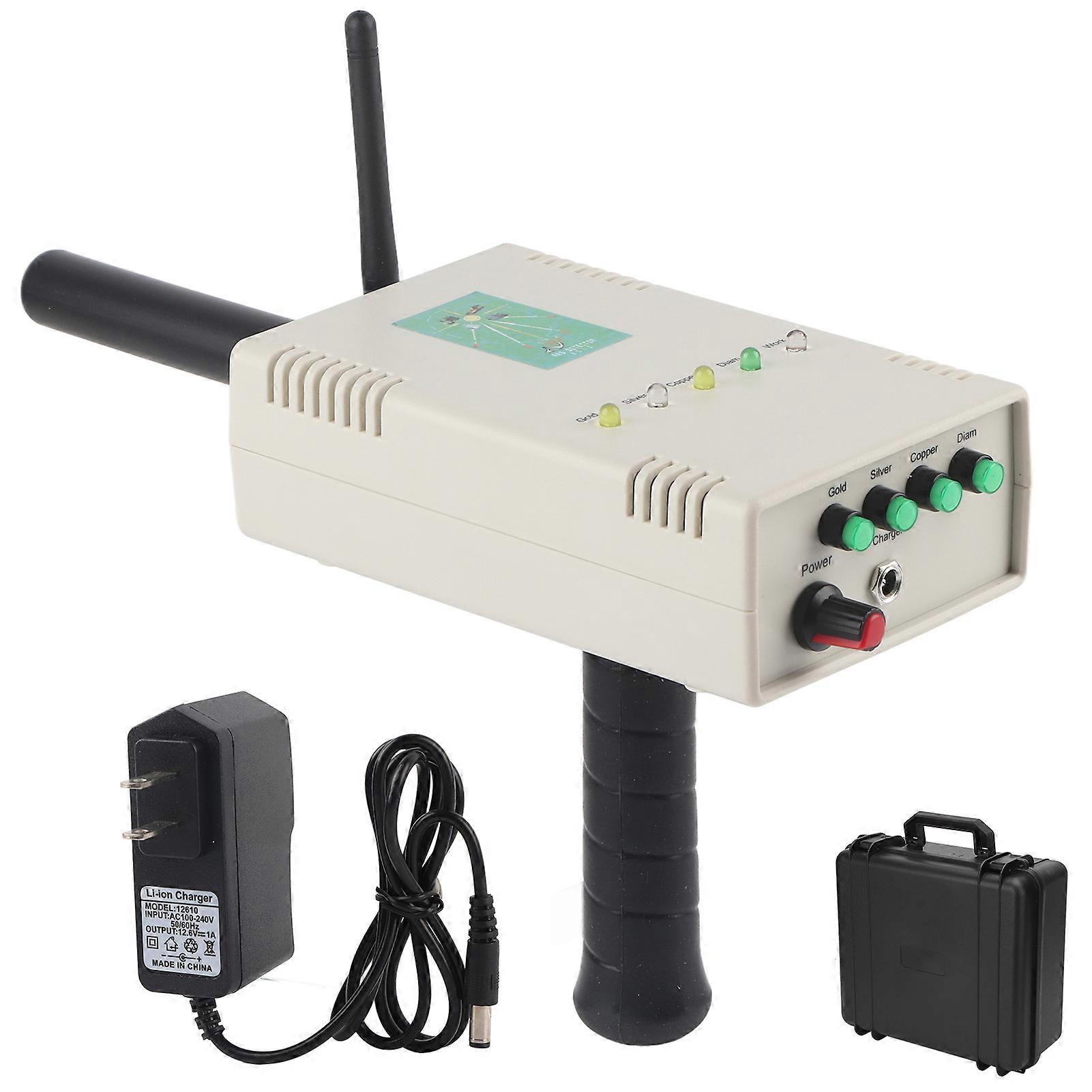 Long-Range Underground Metal Detector - Gold, Silver, Copper, Gemstone Finder, 1200m Range