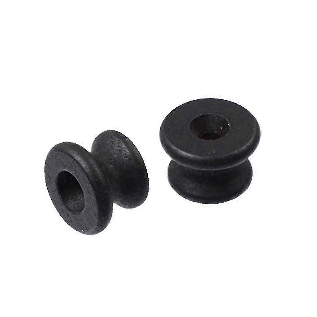 2 st Ebenholts Gitarr Rem Knapp Ändstift Remlås För Gitarr Ukulele Delar