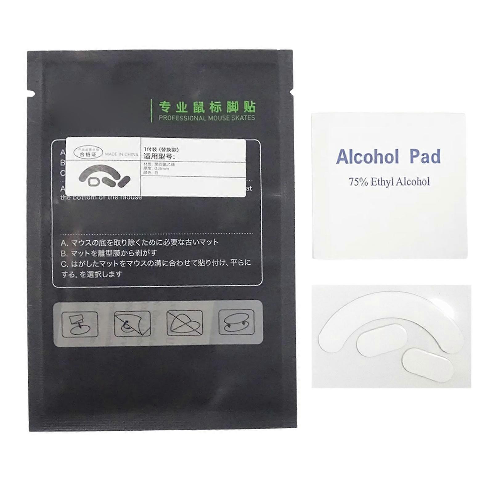 Replacement Mouse Feet Mouse Skates Mouse Stickers Pad for V2 Mouse Curved Edges