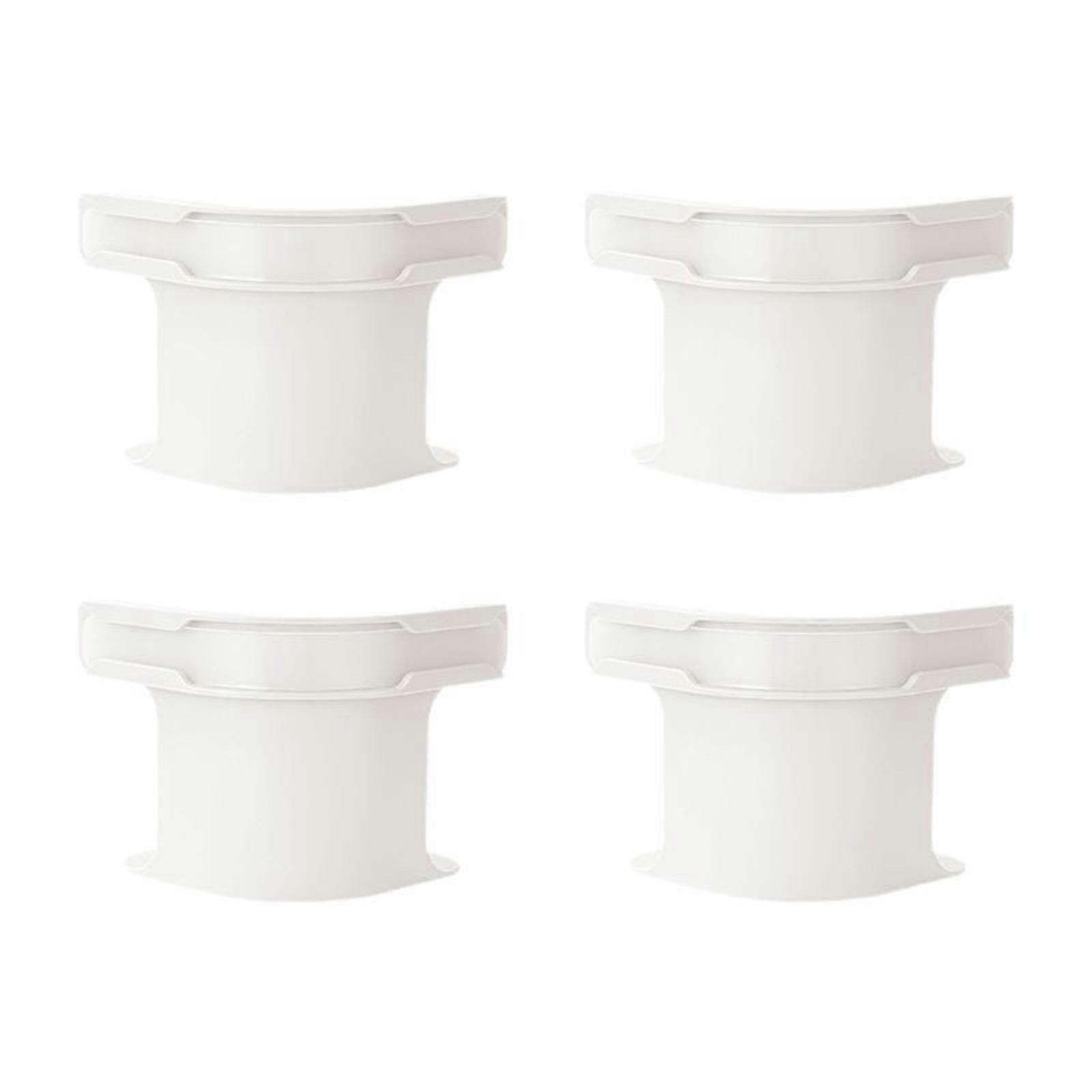 4pcs Bed Sheet Strap Bed Sheet Stabilizers Clip with NoPins Need for Secure and Tidyness Bedding at Homes or Dorm White