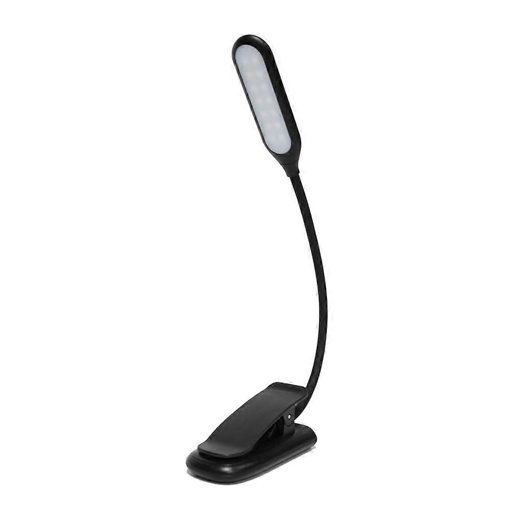 Music Score Light LED Desk Lamp with Clamp, Dual-Color Temperature, 3 Light Sources, USB Rechargeable for Piano Sheet Music